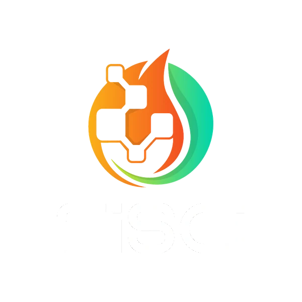 The FiSci logo, flame-and-leaf mark above the FiSci wordmark.